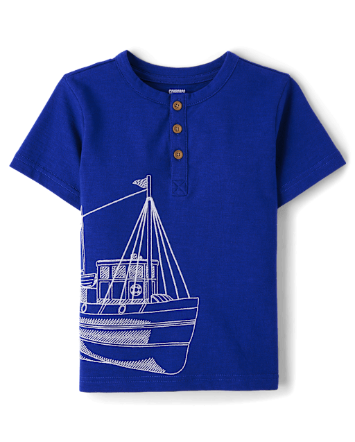 BOYS EMBROIDERED T SHIRT