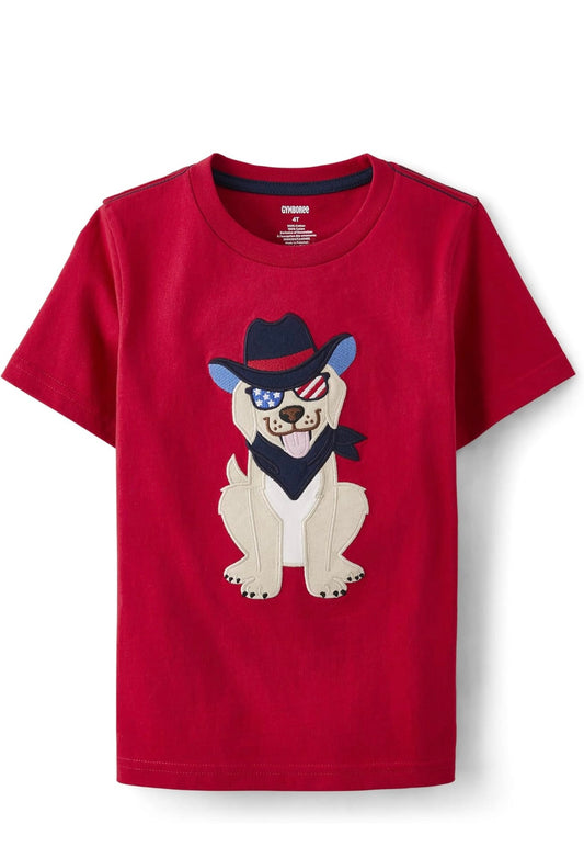 BOYS EMBROIDERED T SHIRT