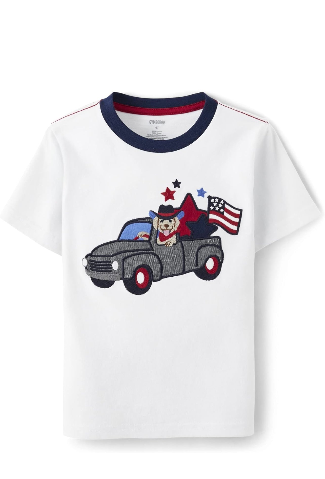 BOYS EMBROIDERED T SHIRT