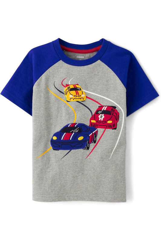 BOYS EMROIDERED T SHIRT