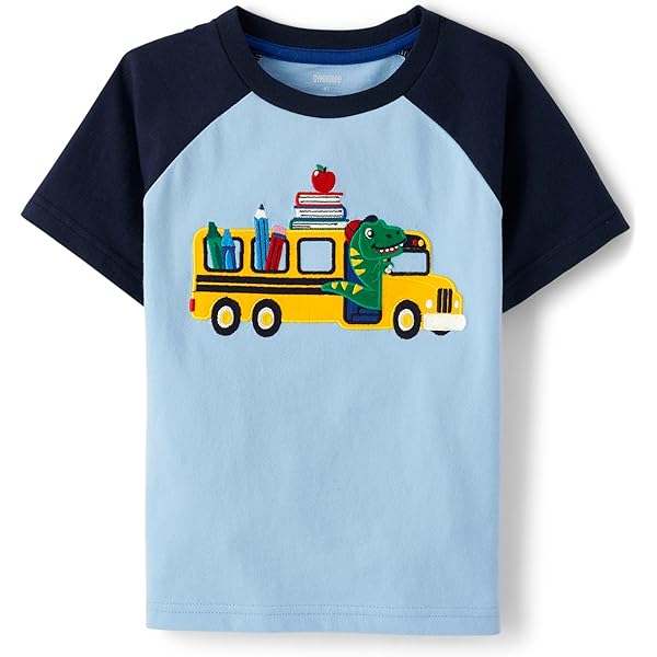 BOYS EMBROIDERED T SHIRT
