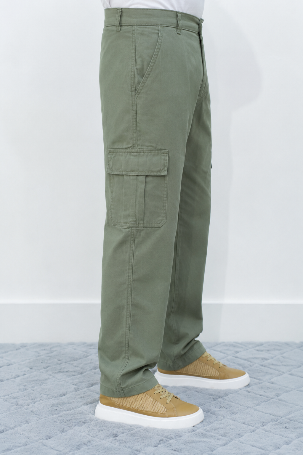MENS LOOSE FIT CARGO TROUSER